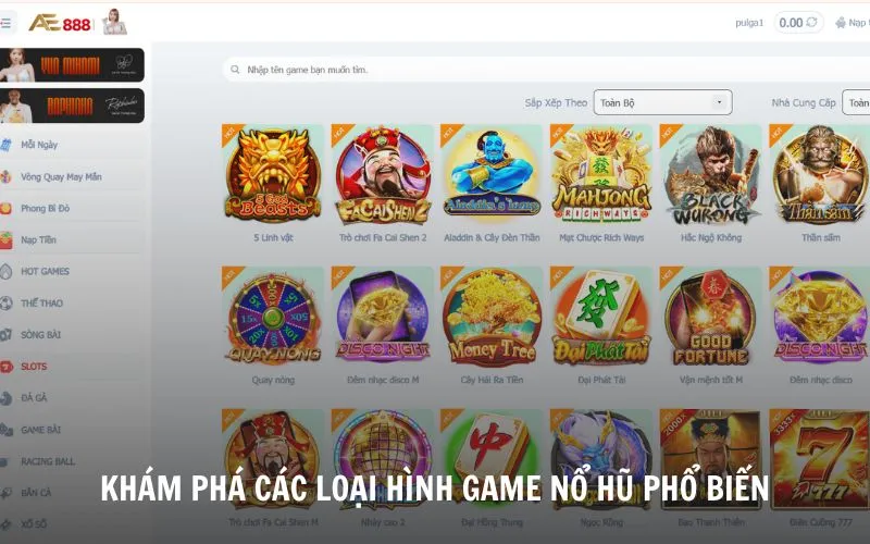 Nổ Hũ Là Gì? Top Game Nổ Hũ Đổi Thưởng Hot Nhất AE888 Chinh phục các loại hình game nổ hũ phổ biến tại AE888