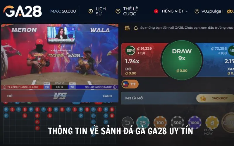 Sảnh Đá Gà GA28 - Sân Chơi Chọi Gà Trực Tuyến Mới Lạ Thông tin về sảnh đá gà GA28 uy tín