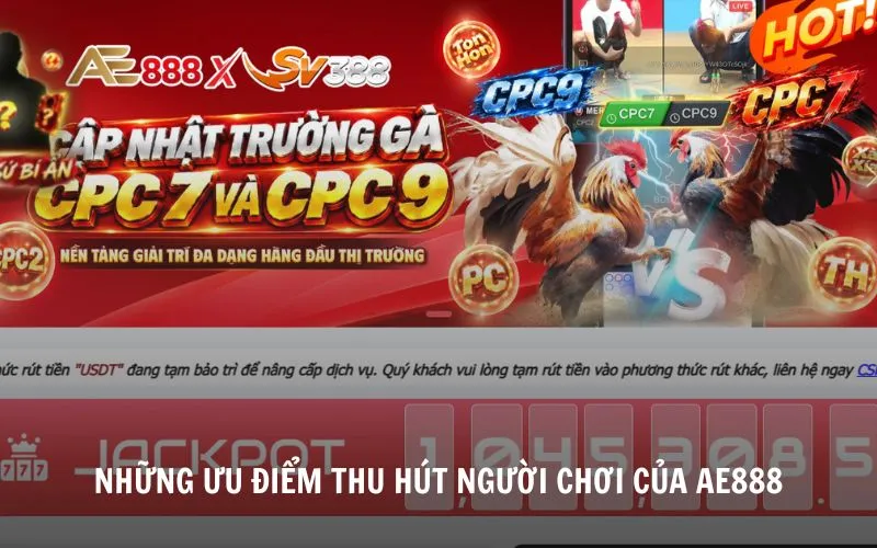 ưu điểm của nhà cái AE888