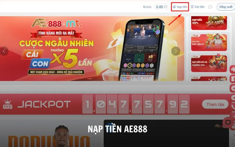 nạp tiền ae888