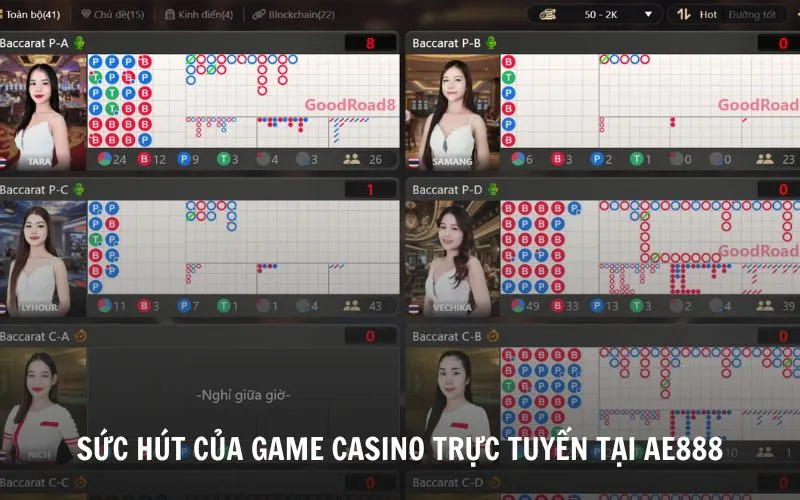 Khám phá ưu điểm khi chơi casino online tại AE888